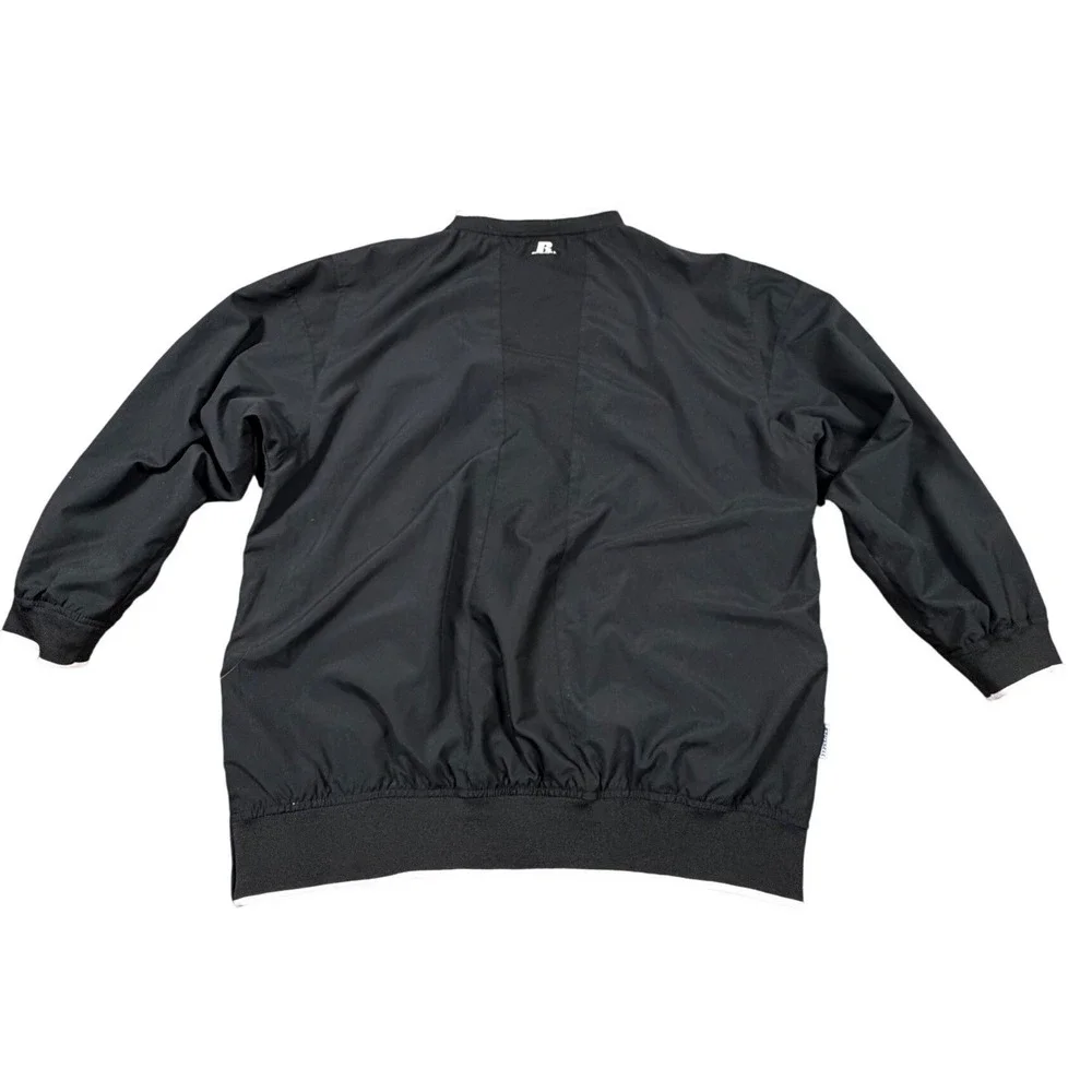 Y2K Russell Marana Basketball‎ Lightweight Pullover Jacket XL Black Team Issue